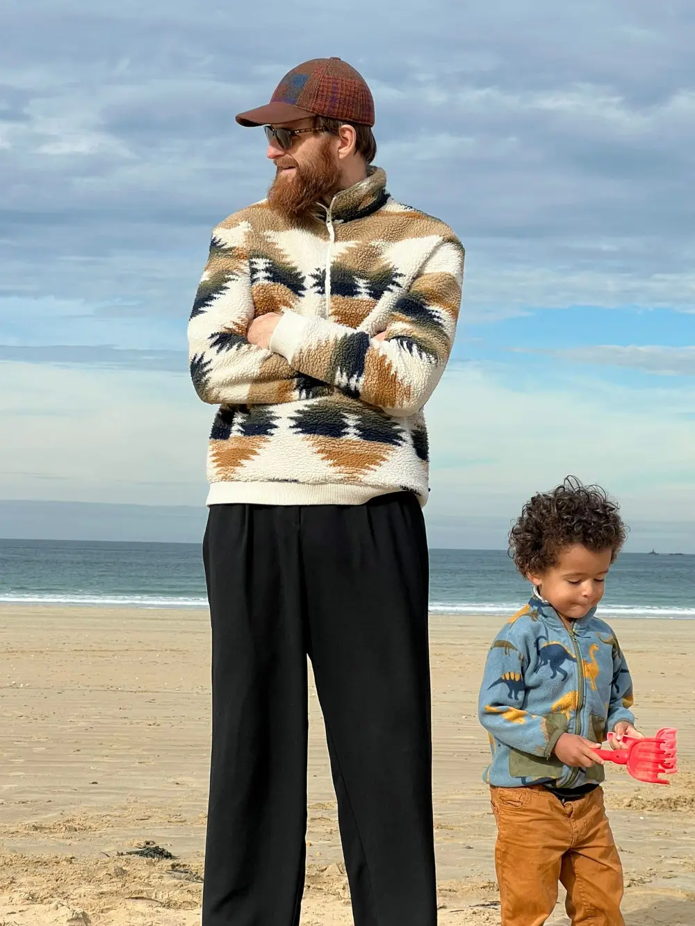 Sur la plage avec Siloë